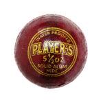 Players Red Leather Ball