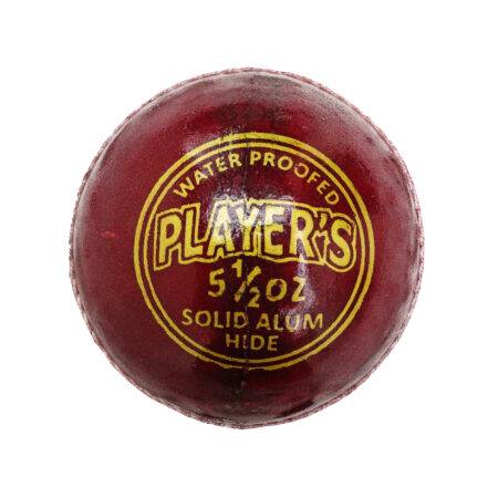 Players Red Leather Ball
